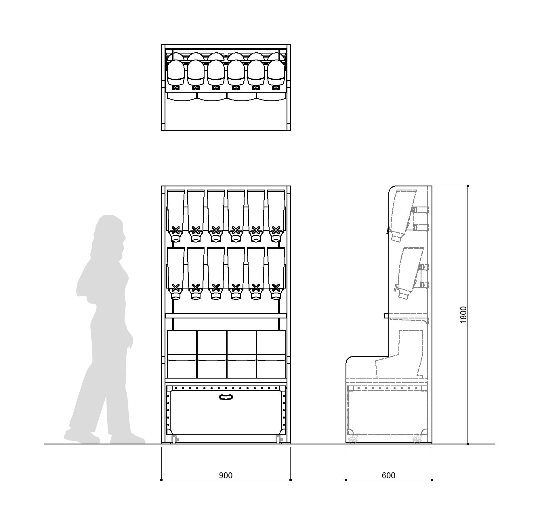 バルク什器A（量り売り什器） – 株式会社カンテック