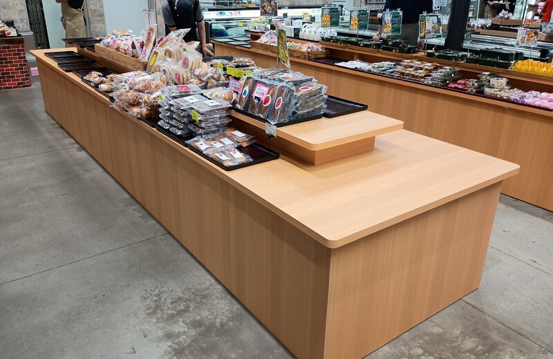 道の駅庄和 売場の様子