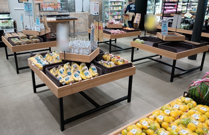 道の駅庄和 売場の様子